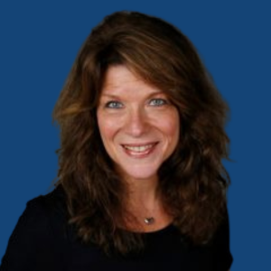 headshot of Laura Schwier in a black blouse