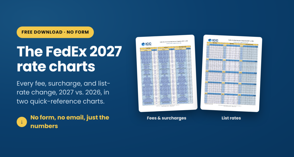 fedex 2027 rate charts